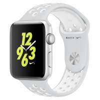 Смарт-часы Apple Watch Nike  42mm Silver Al/White (MQ192RU/A)