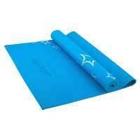 Коврик для йоги STARFIT FM-102 PVC 173x61x0,3 см, с рисунком, синий 4680019130545