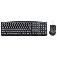 Комплект клавиатура+мышь Oklick 600M Black