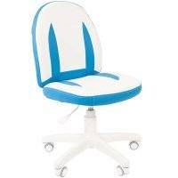 Кресло компьютерное Chairman Kids 122 White/Light Blue