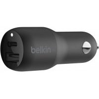 Автомобильное зарядное устройство Belkin (F7U100btBLK) USB-C/USB-A (Black) Boost Charge