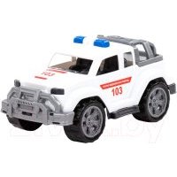 Автомобиль игрушечный Полесье Легионер-мини Скорая помощь / 84705
